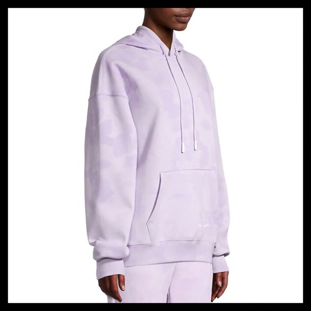 LAZYPANTS The Cooper Hoodie Sweatshirt In Lavender Sponge - Picture 3 of 10